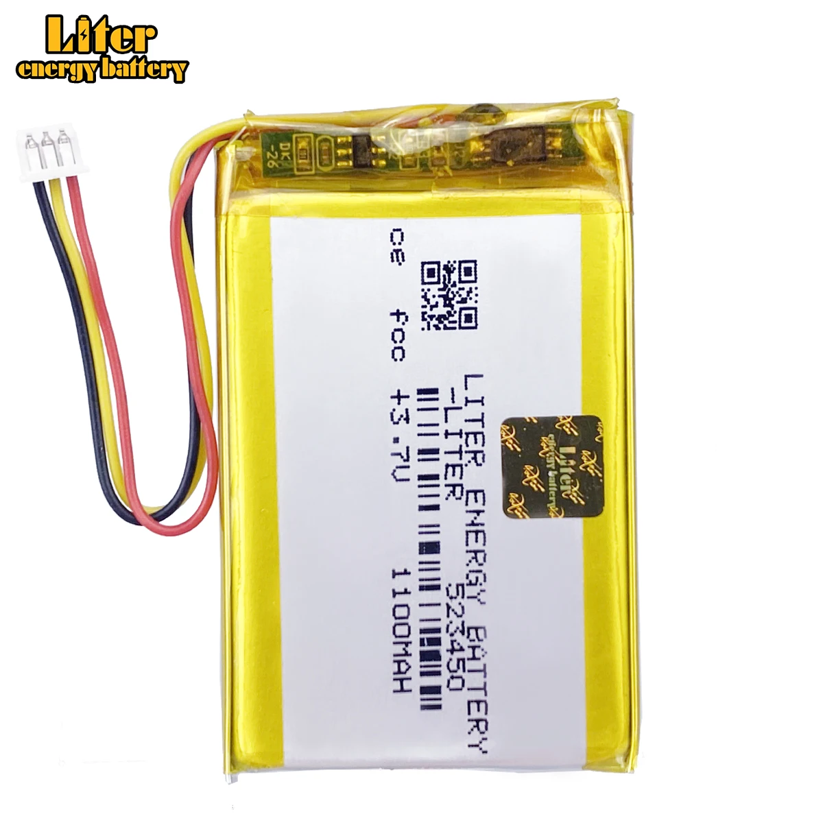 3 thread 523450 3.7V,1100mAH Li-ion polyme battery for GPS mp5,dvd  Replace Corsair Void PRO RGB Wireles