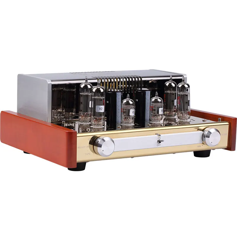 MC 84L интегрированный вакуумный трубчатый усилитель SRPP Circuit 6P14*4 класс AB1 для