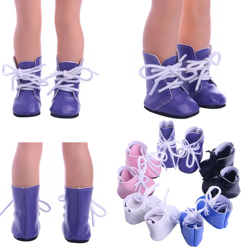 В кукольном стиле Обувь на шнурках ботинки шнуровке все матч Стиль для 14 5 дюймов