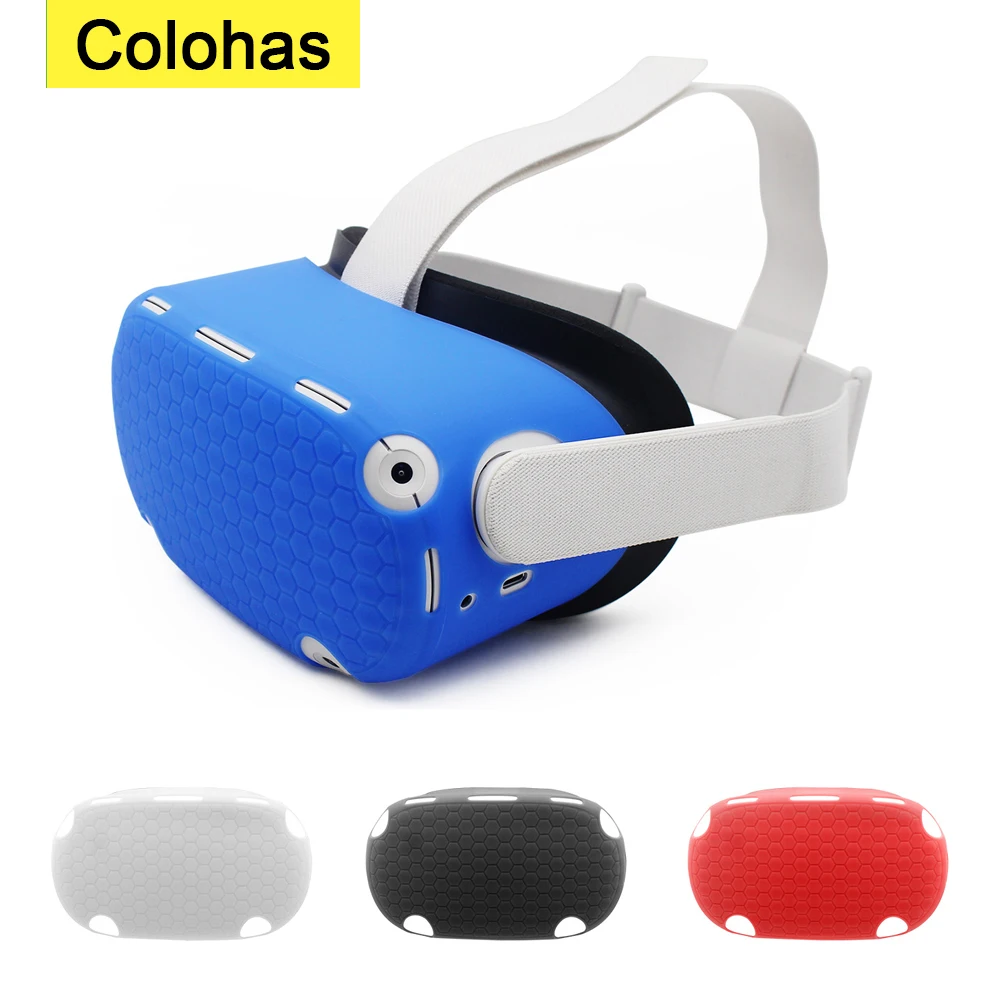 

Силиконовый защитный чехол Oculus Quest, чехол для Oculus Quest 2, аксессуары для гарнитуры VR, защита от царапин для Oculus Quest 2