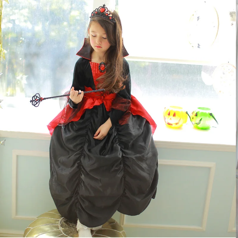 2019 Новое поступление костюм на Хэллоуин для детей детская юбка ведьмы эльфа