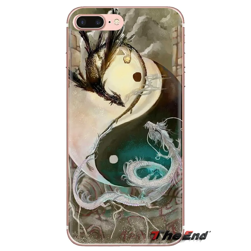 For Samsung Galaxy J1 J2 J3 J4 J5 J6 J7 J8 Plus 2018 Prime 2015 2016 2017 chinese yin yang fish Soft Transparent Shell Covers |