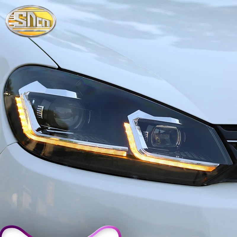Автомобильный Стайлинг для VW Golf 6 MK6 R20 фар 2009 2012 динамический сигнал Golf6