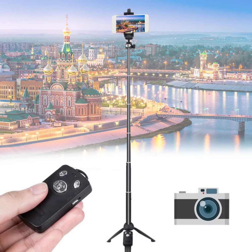 

Штатив 2 в 1 для фотоаппарата YUNTENG 9928 мобильный телефон с автоспуском