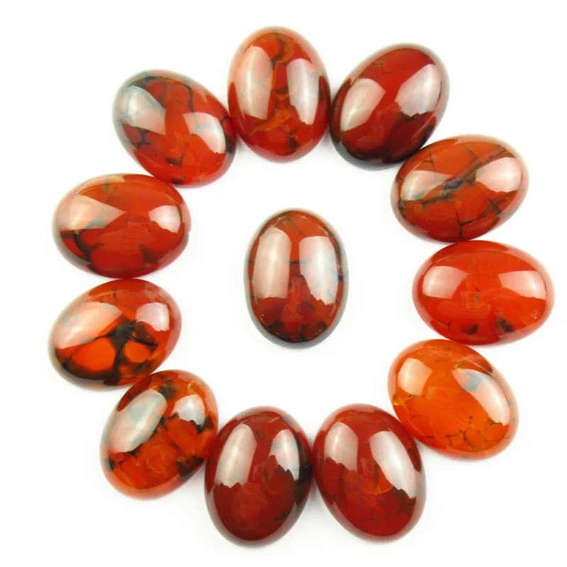 12 шт., овальные вены дракона, 20x15x6 мм