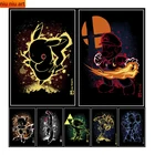 Настенный плакат в стиле Super Mario в скандинавском стиле, аниме видео-игры, Современная Модульная Картина на холсте для гостиной, домашний декор