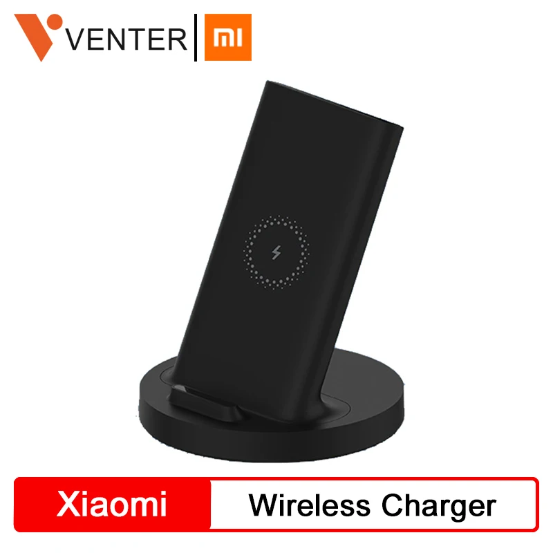Вертикальное Беспроводное зарядное устройство Xiaomi макс. 20 Вт со вспышкой Зарядка