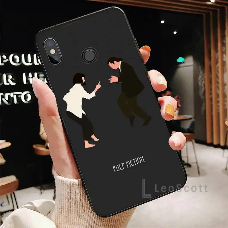 

Pulp Fiction soft Silicone Phone Case For Xiaomi Redmi Note 4 4x 5 6 7 8 pro S2 PLUS 6A PRO