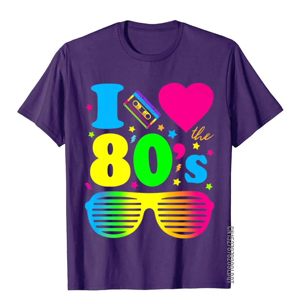 Мужская футболка с надписью I Love The 80s |