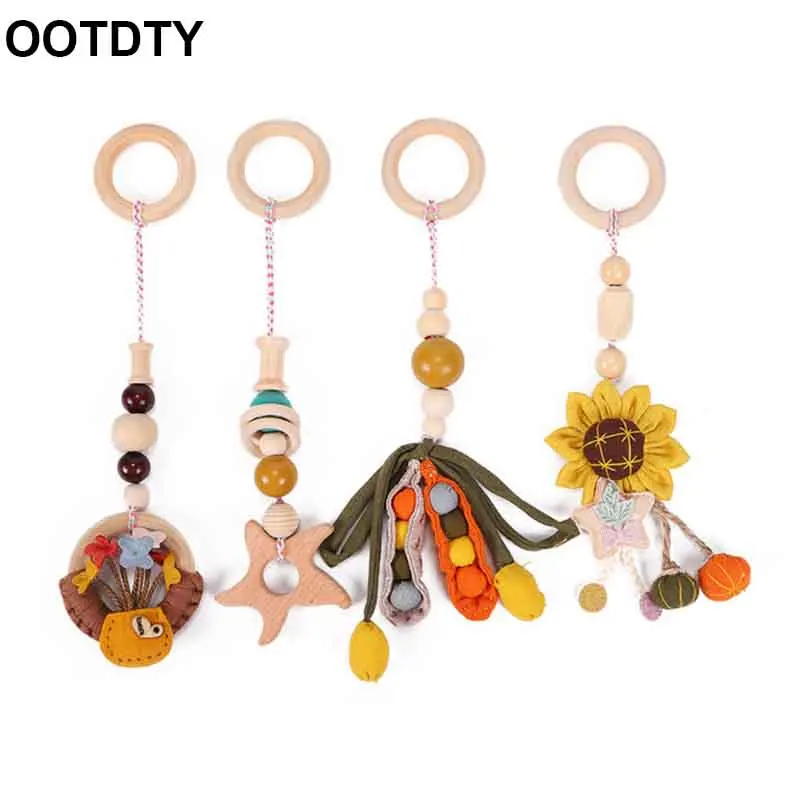 4 шт. игровая рама для спортзала подвесная коляска деревянные кольца