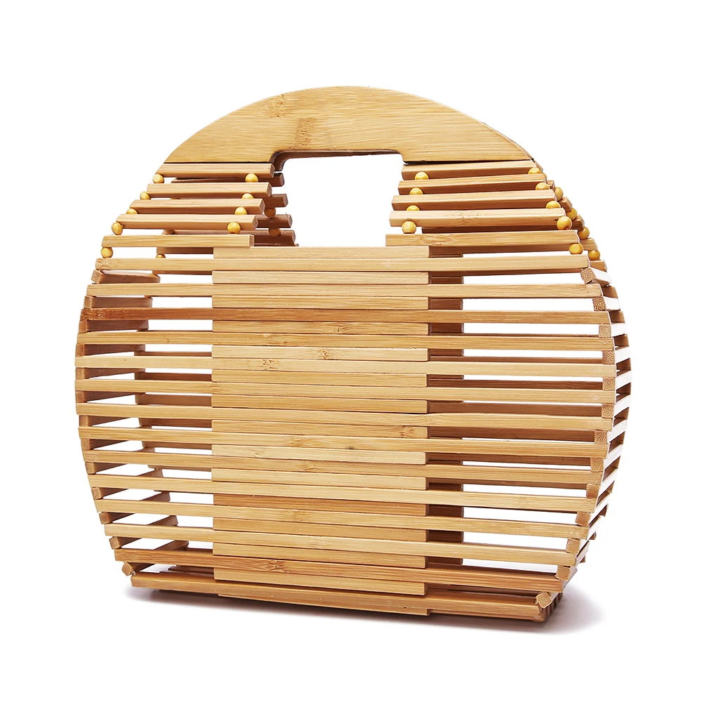 Праздничные женские дамские сумочки из бамбука дамская модная пляжная сумочка с