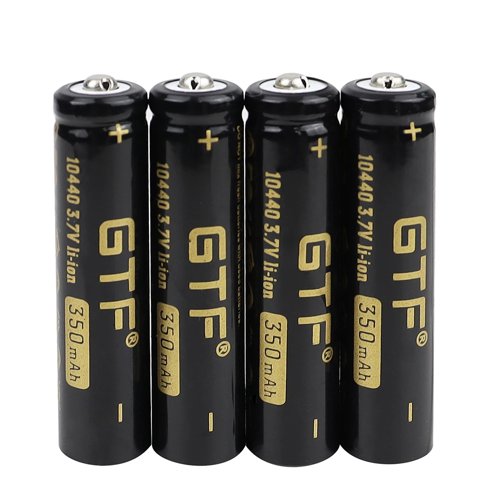 GTF 3,7 V 350mah AAA размер литий-ионный аккумулятор Кнопка Верхняя для радио геймпада светодиодный светильник ка Flash Light Clock