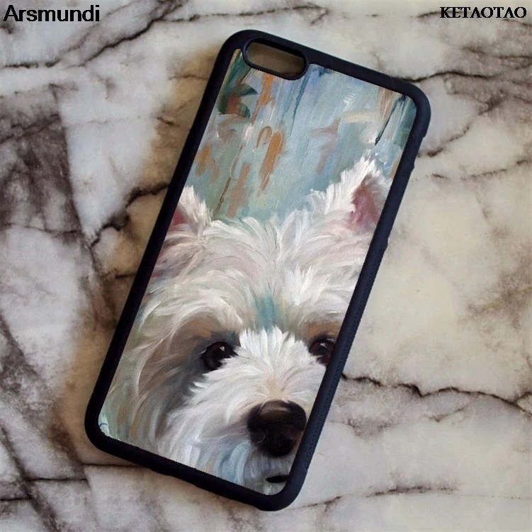 Чехлы для телефона KETAOTAO West высокогорный белый терьер iPhone 5 6 6S 7 8 Plus X мягкий