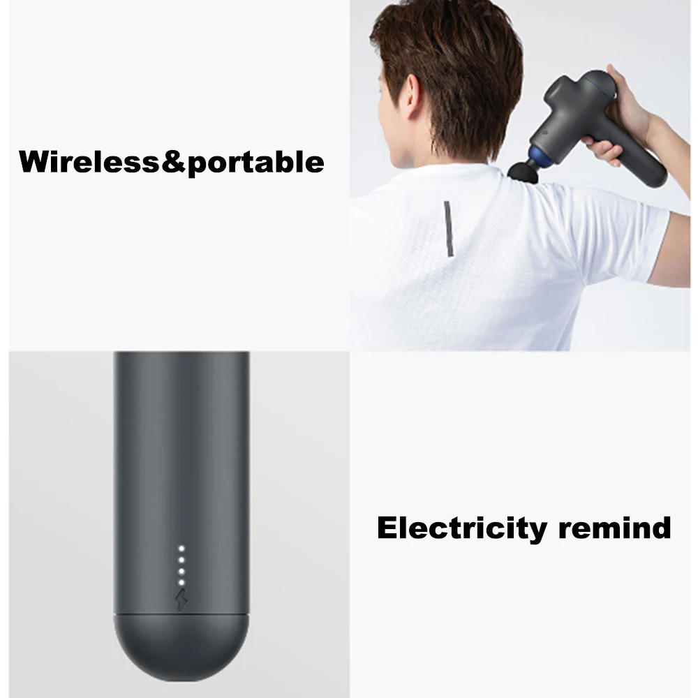 Xiaomi Yunmai массажер Беспроводной 3-Скорость режима 4 массажные головки Массажер релаксации формирование мышц снять усталость Массажер Mach
