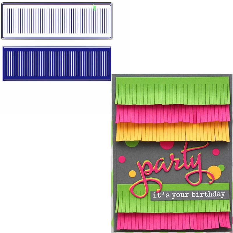 Металлические режущие штампы в полоску для вечерние трафареты декоративные