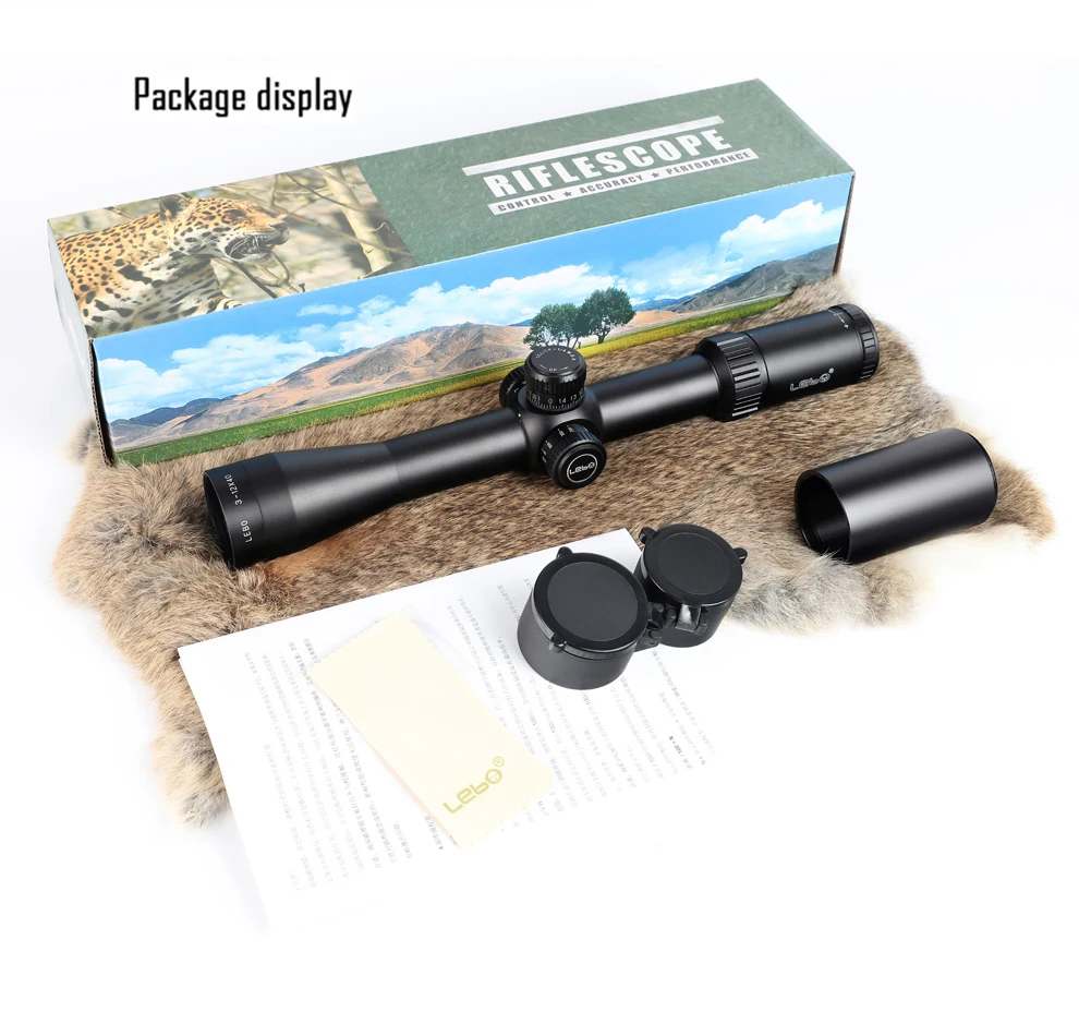 LEBO BJ3-12x40FFP оптический прицел боковой Параллакс охотничий прицел с первой фокальной плоскостью тактический прицел с 11 или 20 мм креплением