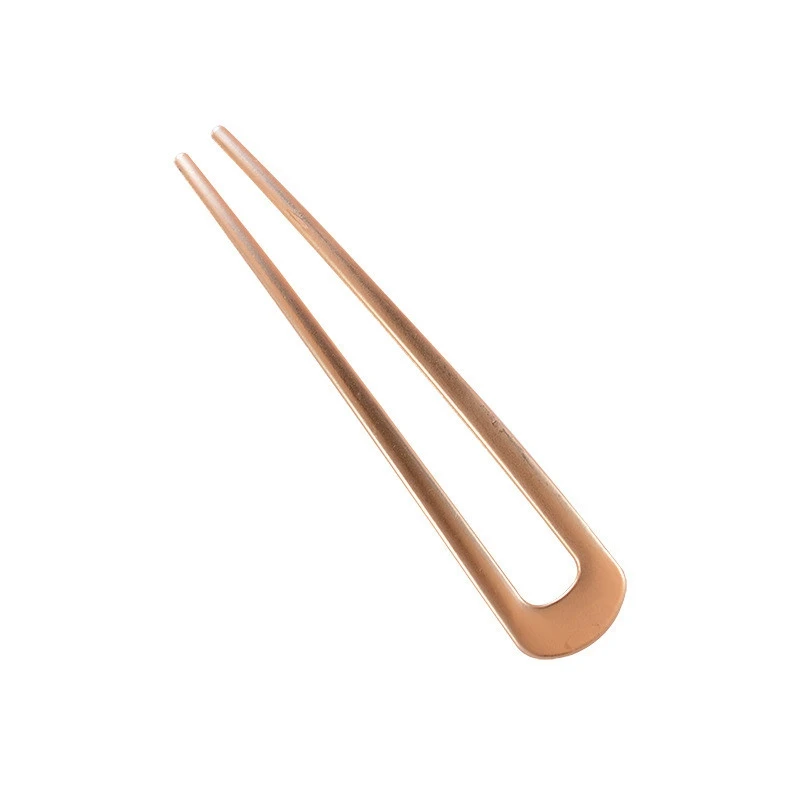 

Stick French Hairstyle Metal Color Hair Pin U Shaped Women Girl Hair Clips Fashion