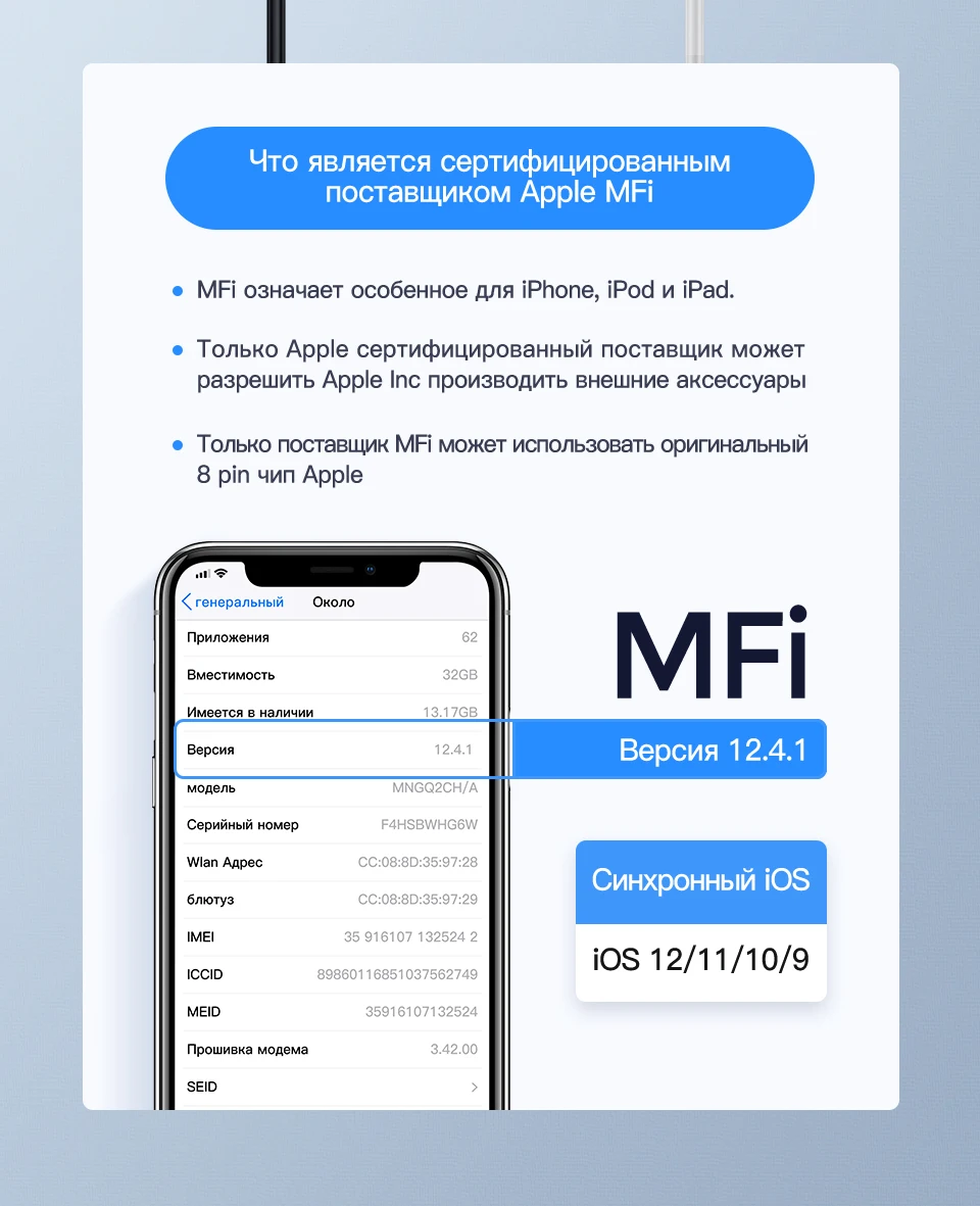 KUULAA MFi USB C к Lightning Кабель для iPhone 11 Pro Max X XS 8 XR 18 Вт PD Быстрая зарядка usb type C кабель для Macbook USB-C шнур