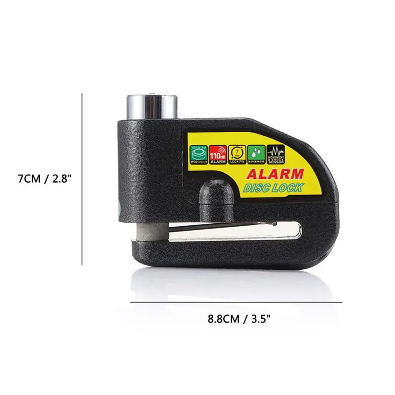 

AOZBZ 110DB Security Motorcycle Alarm Lock Bike Scooter Anti-theft Security Safety Siren Lock Alarm Wheel Disc Brake Locks