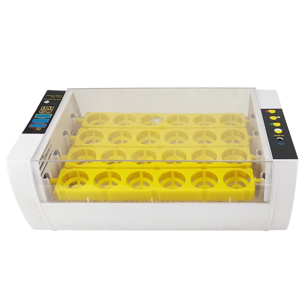 24 светодиодных дисплея куриное яйцо инкубатор контроль температуры инкубаторы