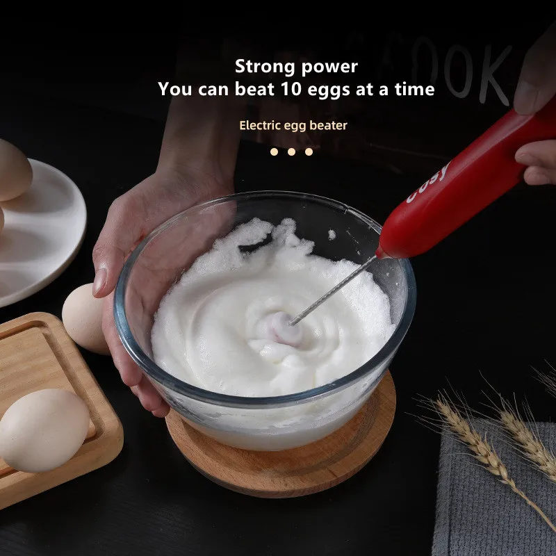 Household 304 Stainless Steel Mini Electric Mixing Whisk Kitchen Baking and Sending Hand-held Automatic | Бытовая техника