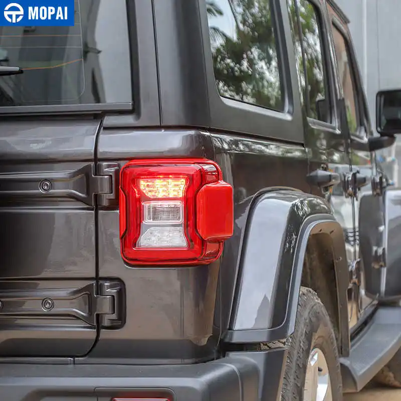 Автомобильные наклейки MOPAI для Jeep Wrangler JL 2018 + автомобильная задсветильник РА