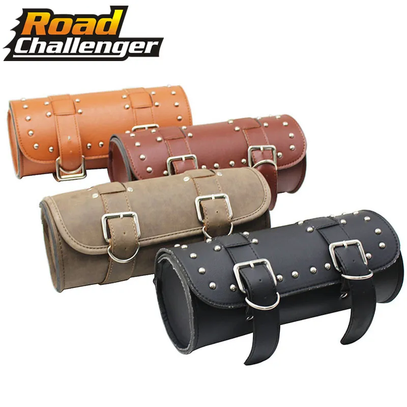 Универсальные мотоциклетные сумки кожаные боковые для хранения инструментов