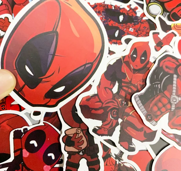 35 шт наклейки Дэдпул пакет фильмы Персонаж Стикер для DIY скейтборд мотоцикл багаж