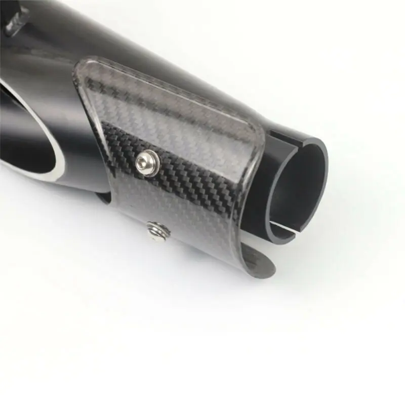 

Tail Pipe Motorcycle exhaust pipe Slip Rustproof 51mm Tainless Steel Dual Outlet