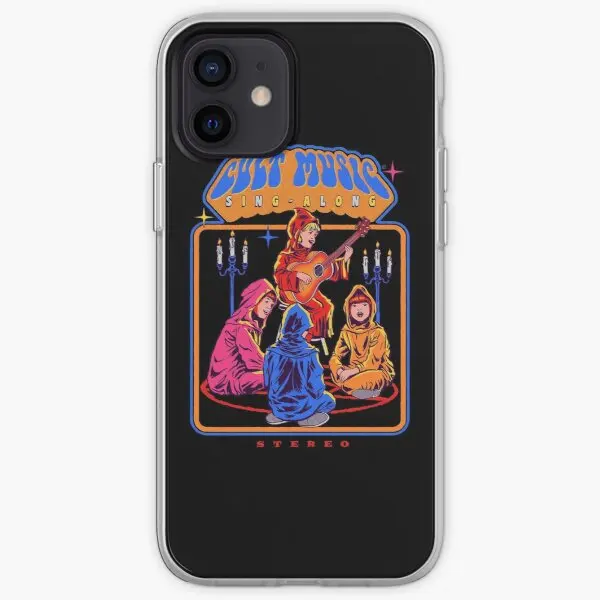 

Cult Music Sing Along Phone Case for iPhone 6 6S 7 8 Plus 11 12 13 Pro Max Mini 5 5S SE X XS XR Max Pattern Dog Cover Soft TPU
