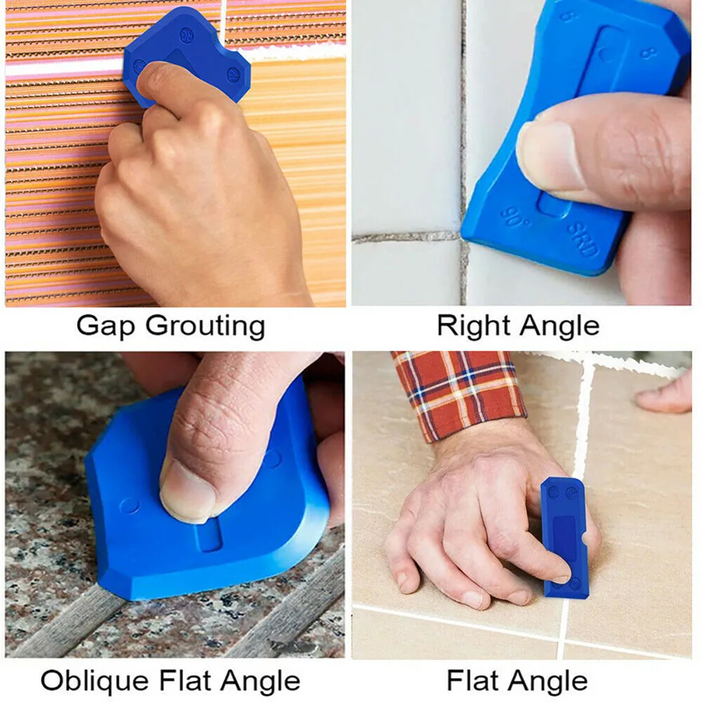 

3 In1 Glass Glue Angle Scraper Adhesive Durable Silicone Caulking Mould Removal Silicone Tools Kit