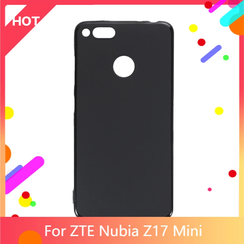 Nubia Z17 мини чехол Матовая Мягкая силиконовая задняя накладка из ТПУ для ZTE телефон