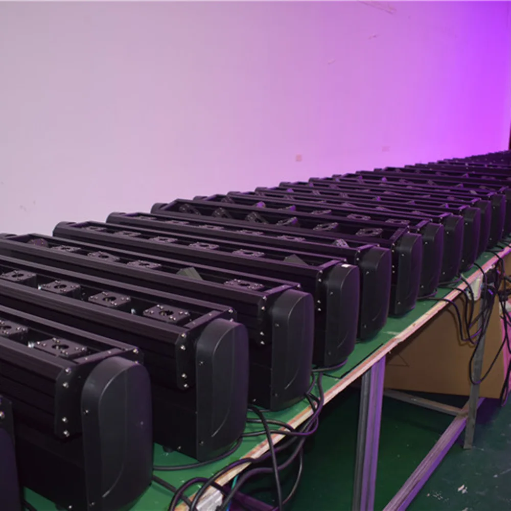 1 stk/partij Grote Power 6W RGB Full kих 6 Ogen движущийся лазерный свет Zes Hoofden DMX бар DJ вечевечерние