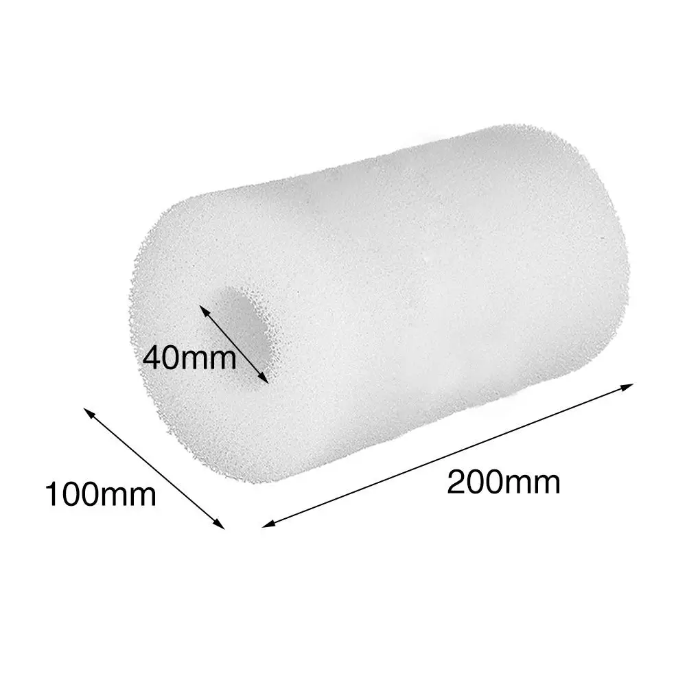 3 размера черный белый фильтр для бассейна губка пены Intex S1 Тип многоразовый