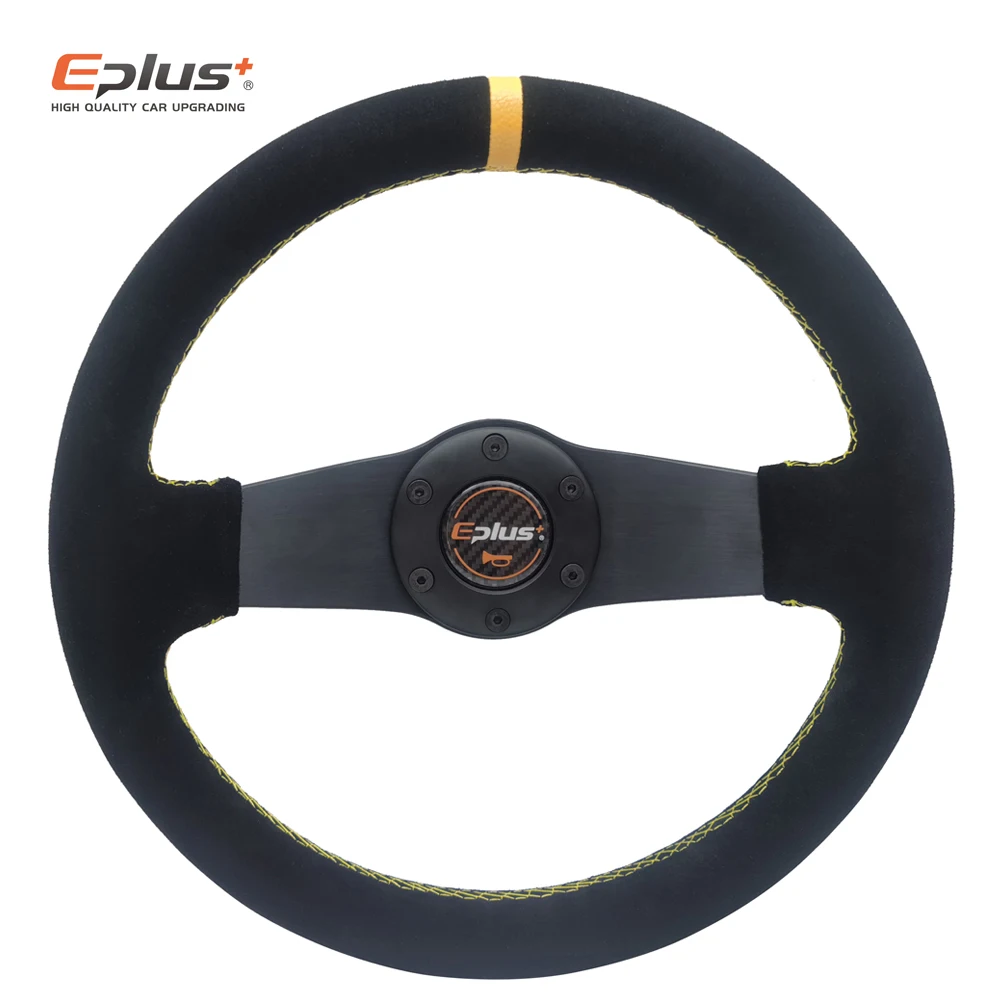 EPLUS Автомобильный руль Стайлинг спортивный гоночный тип ПВХ Универсальный 13