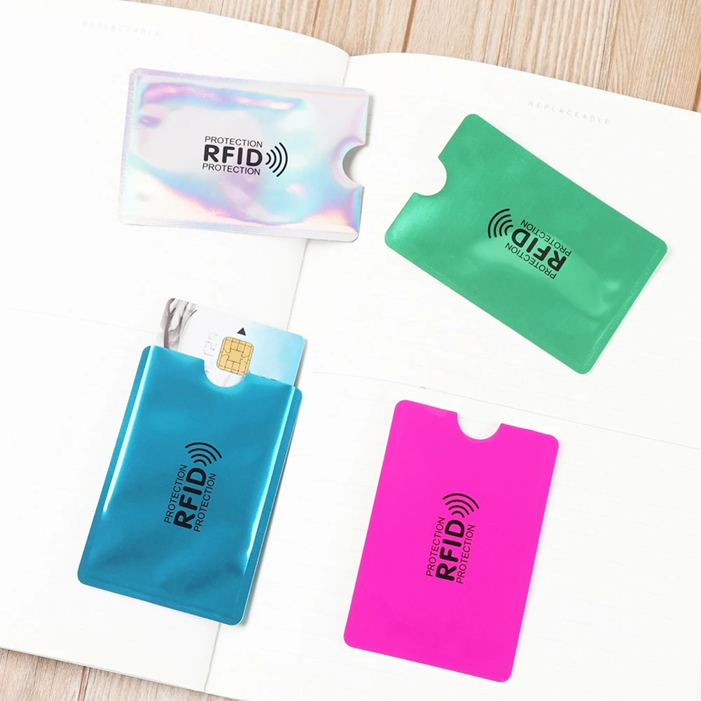 10 шт. алюминиевый чехол для кредитных карт с RFID-блокировкой | Багаж и сумки