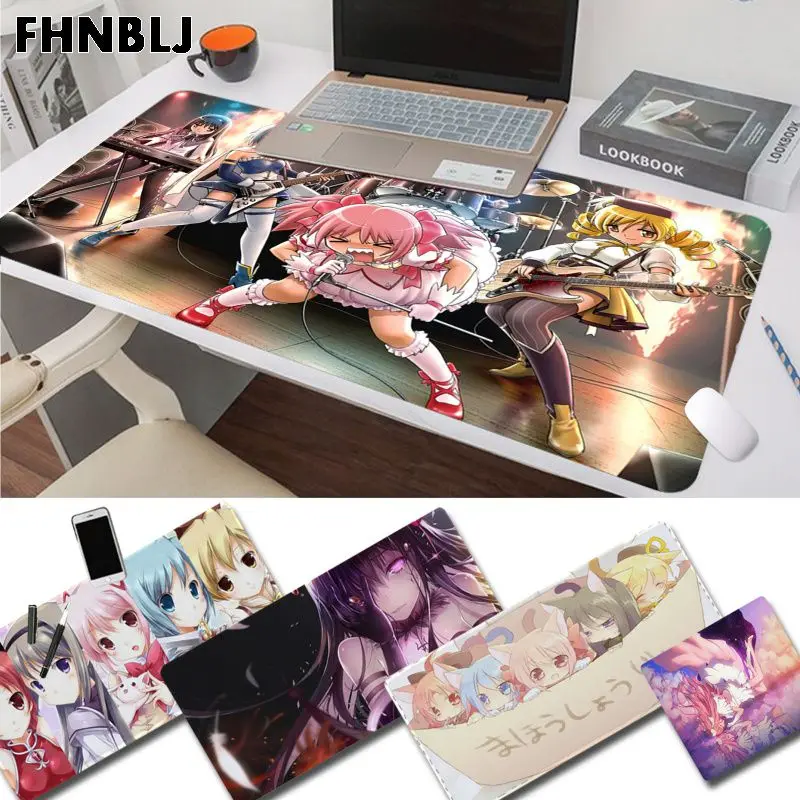 

Puella Magi Madoka Magica Cool Fashion Customized Laptop Gaming Mouse Pad Size For CSGO Game Player Desktop PC Computer Laptop