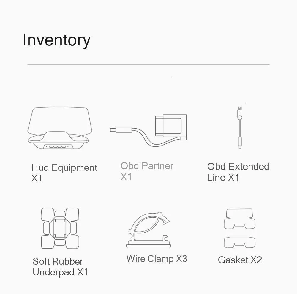 Xiaomi Mijia Carrobot Intelligence Car Hud Head Up Bluetooth Version Display OBD Driving Data Overspeed Warning System