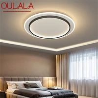 oulala ceiling light modern simple thin lamp fixtures led 3 colors home for living dining room