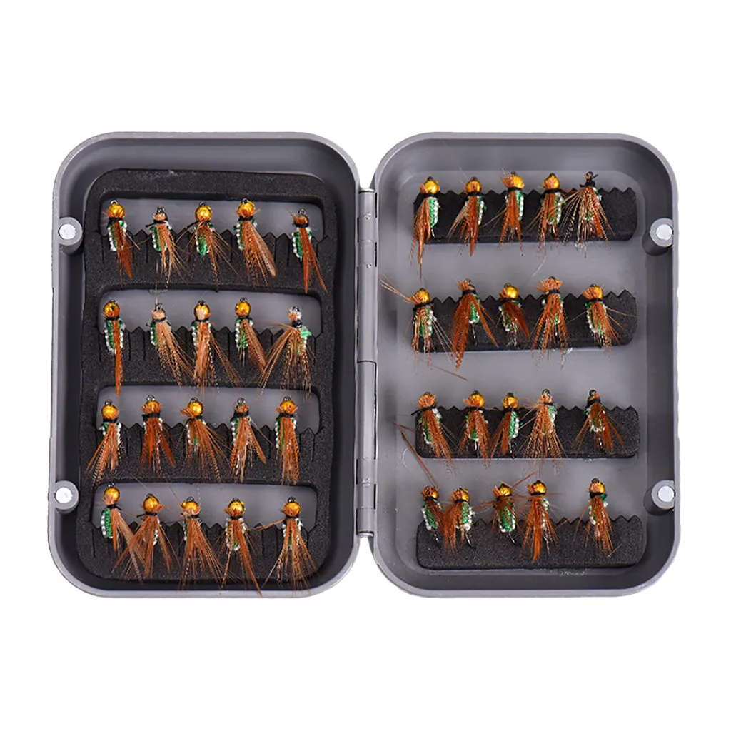 40 шт. реалистичные Scud крючки для ловли нахлыстом форели искусственная приманка