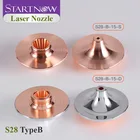 Startnow HANS насадка для лазерной резки хромированный для Precitec Raytools WSX CNC Machine Parts HSG насадки для волоконно-лазерной резки