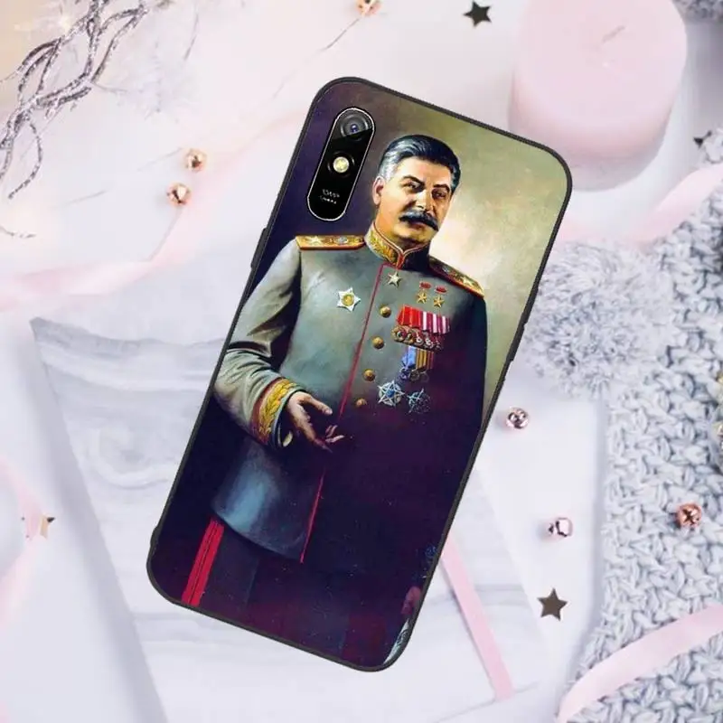 

Russian Commander Stalin Phone Case For Xiaomi Mi Redmi Note 8T 9T 9S 9A 10 7 8 9 Lite pro