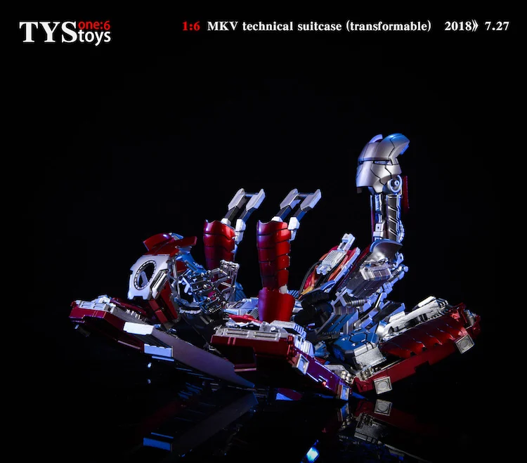 TYStoys 1/6, Мстители, Железный человек, сцена, аксессуар, чемодан, броня, MK5, шарнир, Movabe, фигурка, модель, набор