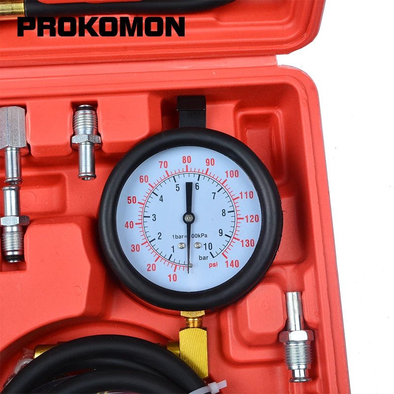 0 140 PSI топливный инжектор тестер инжектора манометр бензин|Инструмент| |