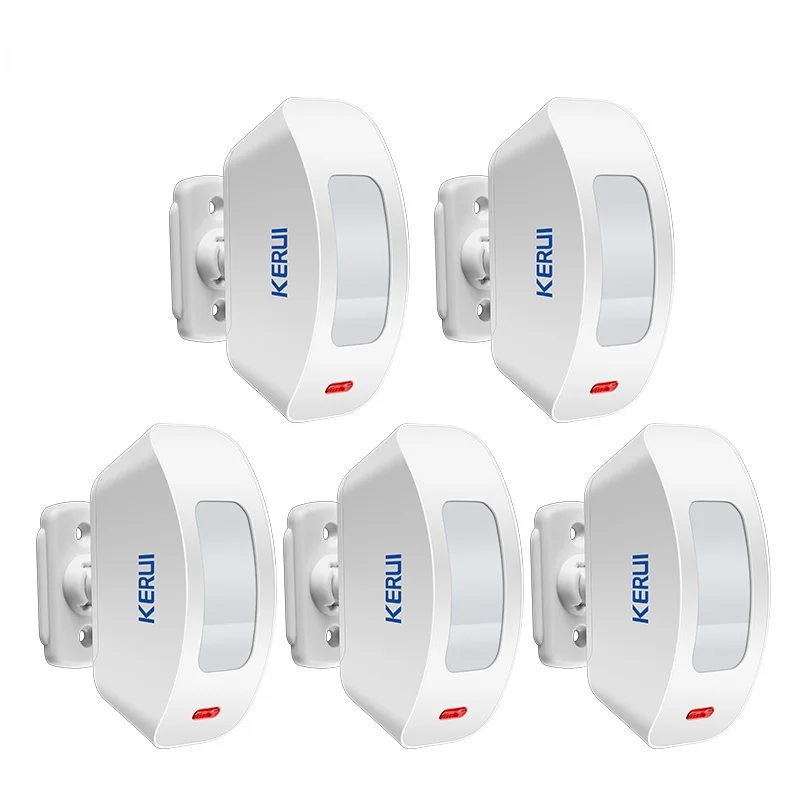

5Pcs/lots P817 Wireless Infrared PIR Motion Detector Curtains Sensor Compatible With Burglar Security Alarm System