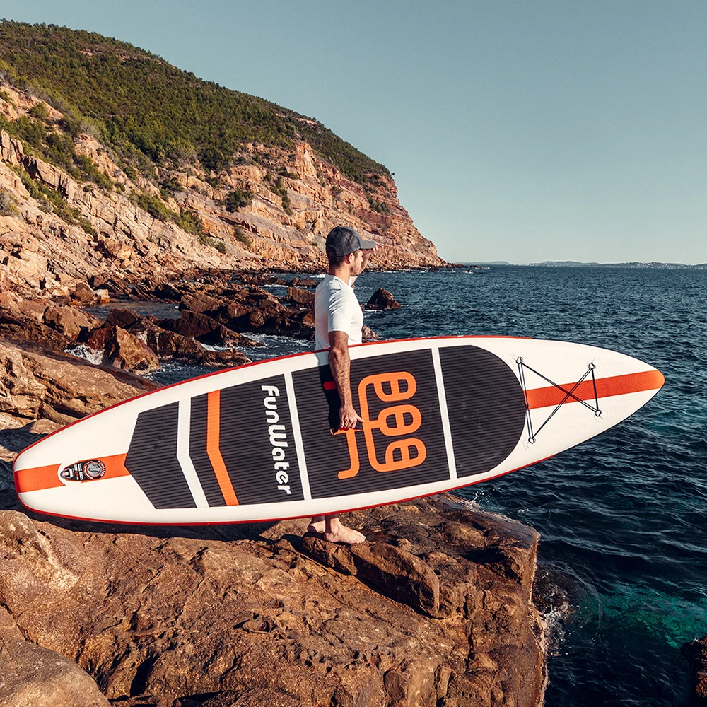 FunWater надувные стоячего Панели 11 &quot× 33&quot × 6 &quotУльтра-светильник (17.6lbs) SUP для всех