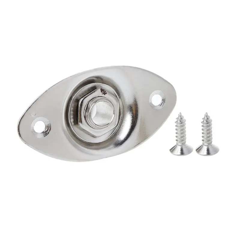 Электрическая гитара Бас Джек Розетка разъем вход/выход крышка пластина с 2