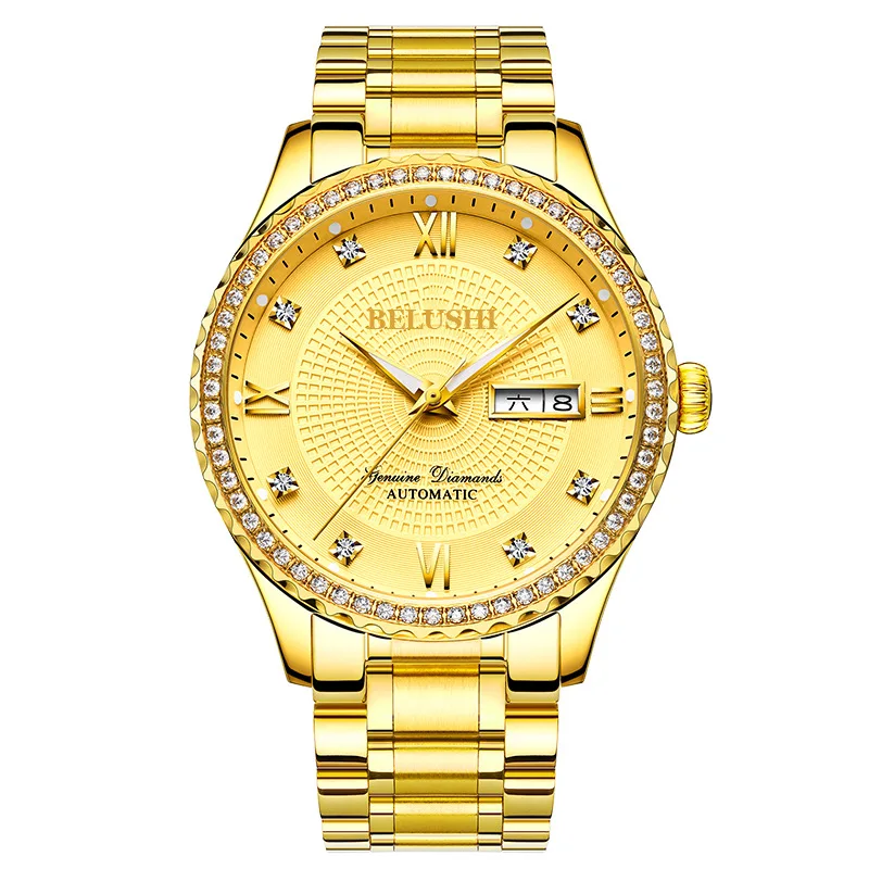 New Mechanical Watch Men's Explosion Waterproof Business Watch Fashion Leisure Trend Watch...