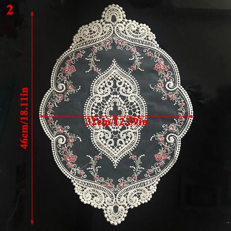 Кружевная ткань овальная подставка под кофе прозрачная подстилка для