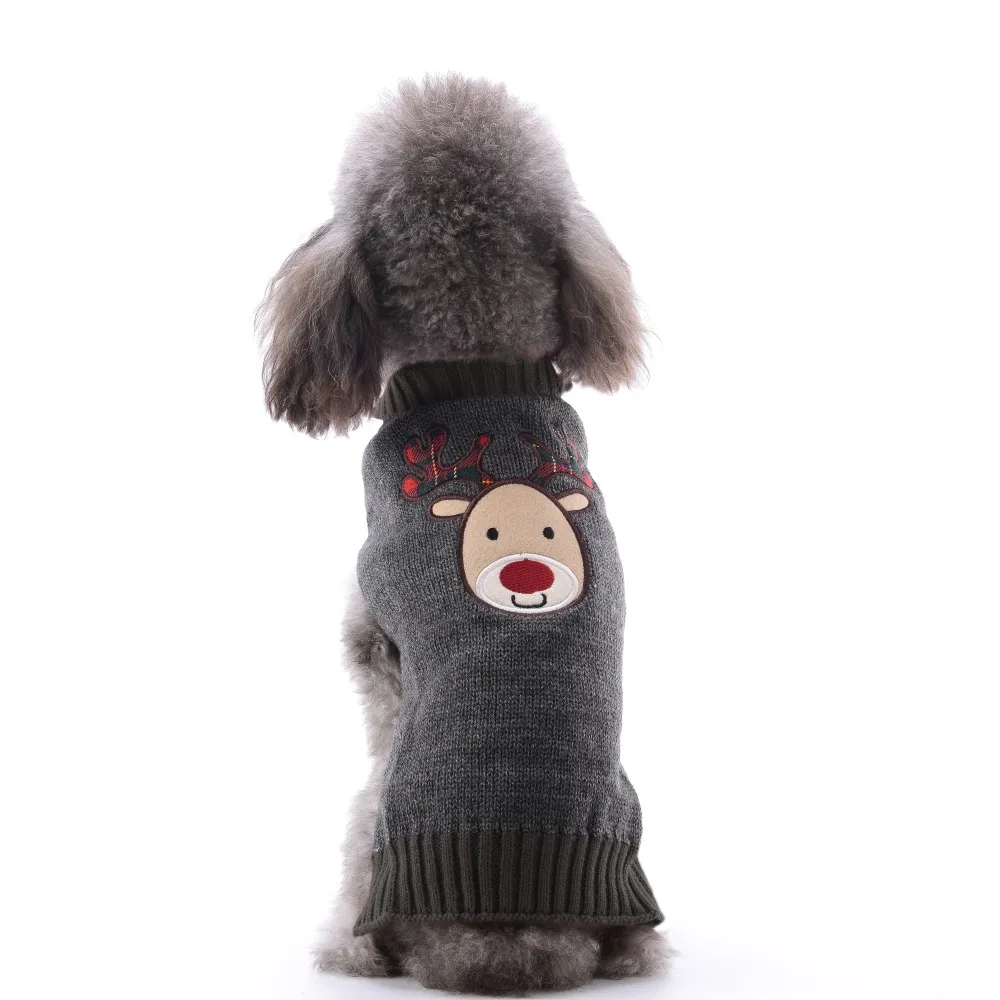 DOGGYZSTYLE, одежда для рождественских домашних животных, свитер для собак, пальто с оленем, джемпер, одежда на Рождество, одежда для больших собак XXL